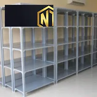 Kệ sắt V lỗ 5 mâm 1200x400x1800